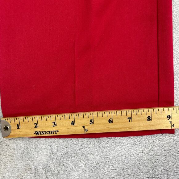 Worthington Dress Pants Women 14 Petite Red Stretch Modern Fit Formal Trousers - Picture 12 of 14